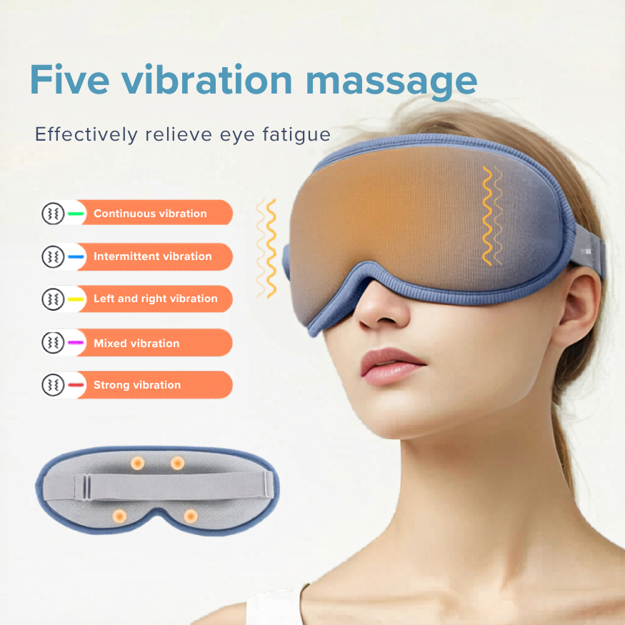 Cordless Heated Eye Massager for Relaxation & Better Sleep