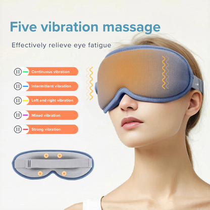 Cordless Heated Eye Massager for Relaxation & Better Sleep