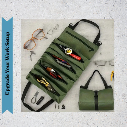 Multi-Purpose Tool Bag High Quality Professional Multi Pocket Hardware Tools Pouch Roll UP Portable Small Tools Organizer Bag