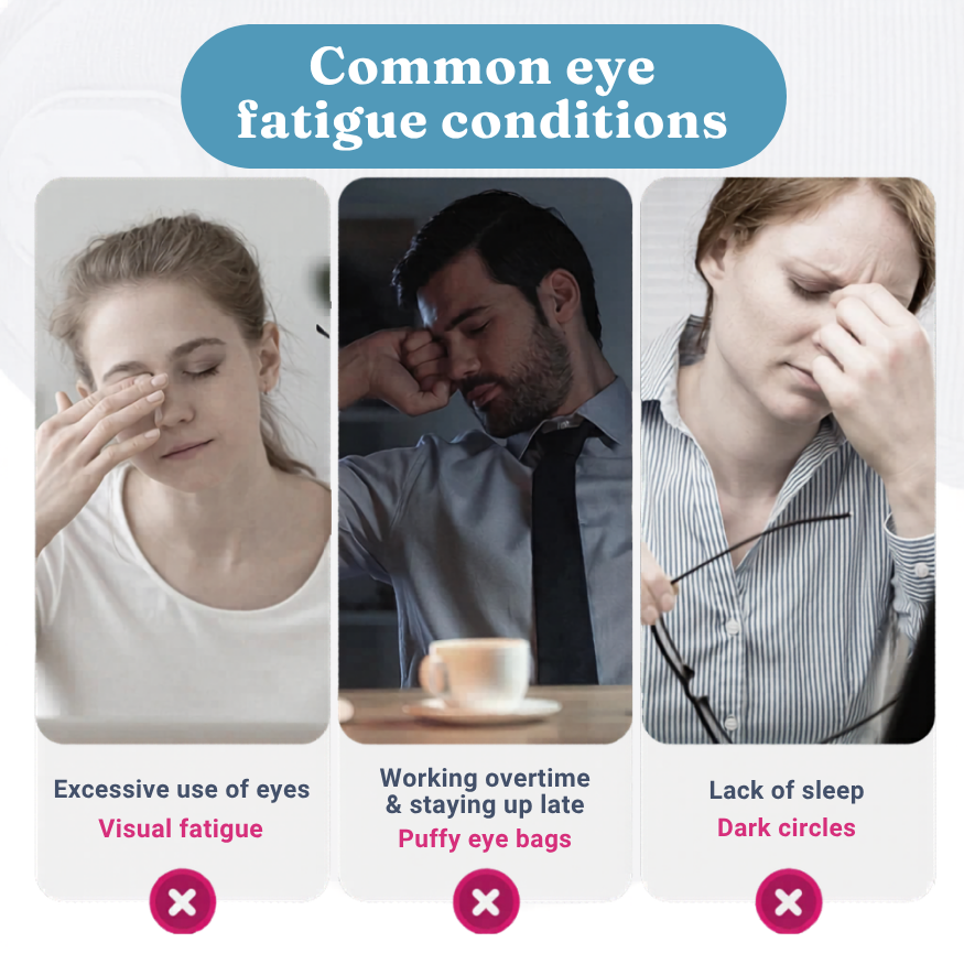 Cordless Heated Eye Massager for Relaxation & Better Sleep