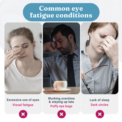 Cordless Heated Eye Massager for Relaxation & Better Sleep