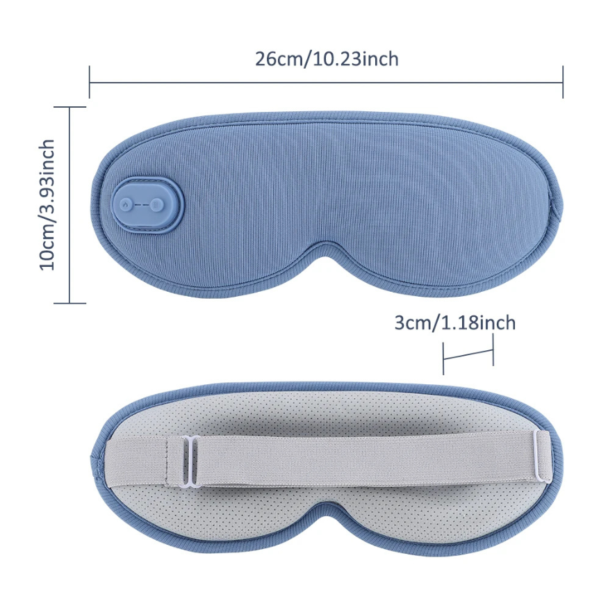 Cordless Heated Eye Massager for Relaxation & Better Sleep
