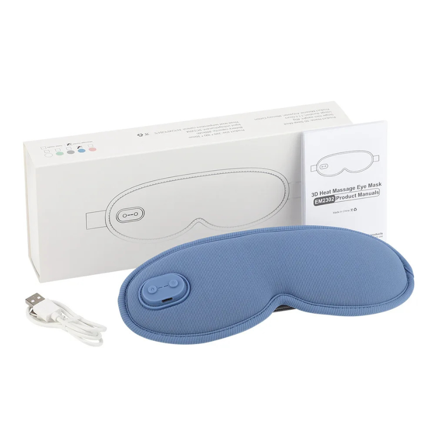 Cordless Heated Eye Massager for Relaxation & Better Sleep